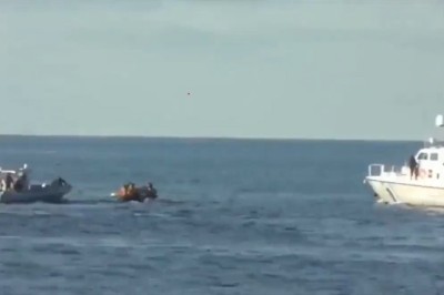 Yunan Sahil Güvenlik Komutanlığı Sığınmacılara Müdahale Ederken Görüntülendi