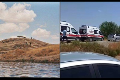 Fırat Nehri'nde Serinlemek İsterken Boğulan 3 Kişi İçin Arama Kurtarma Çalışmaları Sürüyor