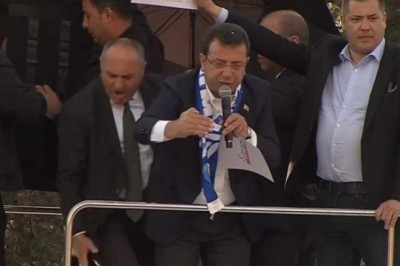İmamoğlu’na Erzurum’da provokasyon