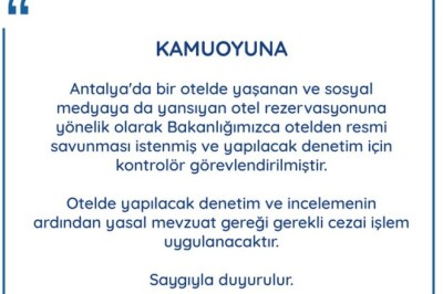 Antalya’daki Otel Skandalı: Müşteriye ‘Milliyet Farkı’ Ücreti